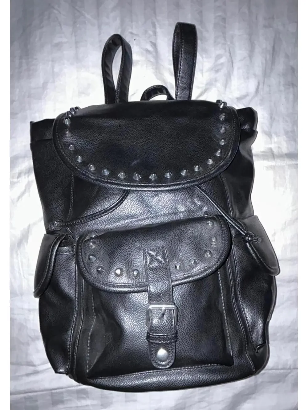 Stone Mountain Black Back Pack Purse